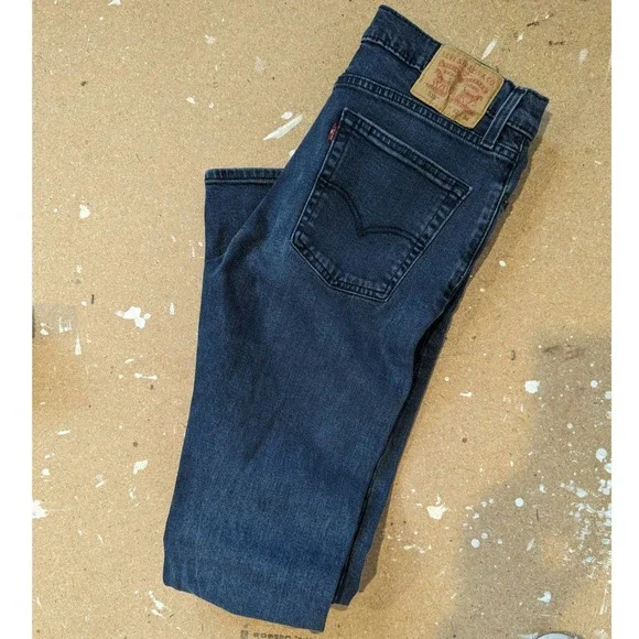 510 Skinny Fit Levi's Flex Men's Jeans, Dark Wash Size W32 L34 - Picture 6 of 8